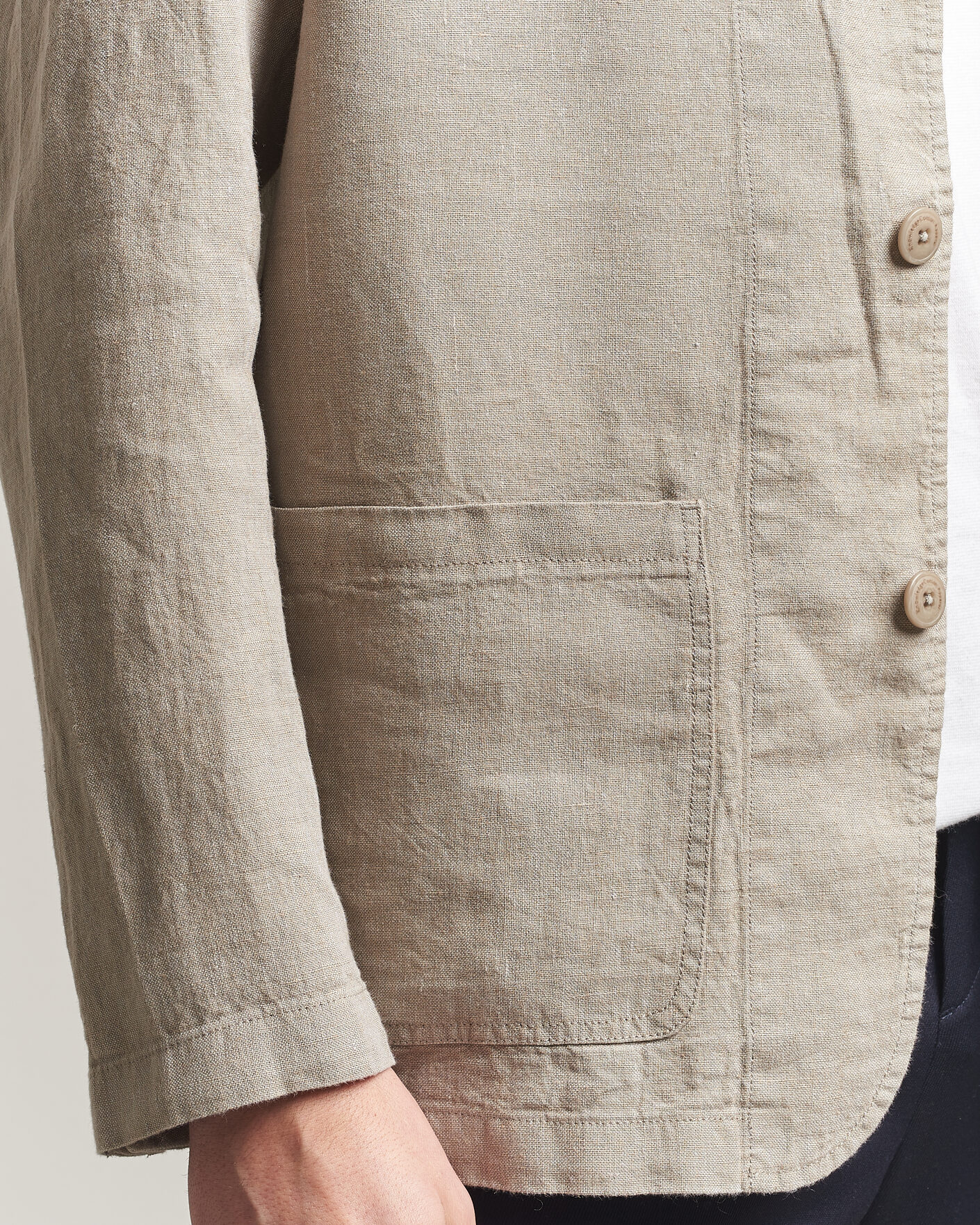 Mies | Pikkutakit | KnowledgeCotton Apparel | Linen Blazer Twill
