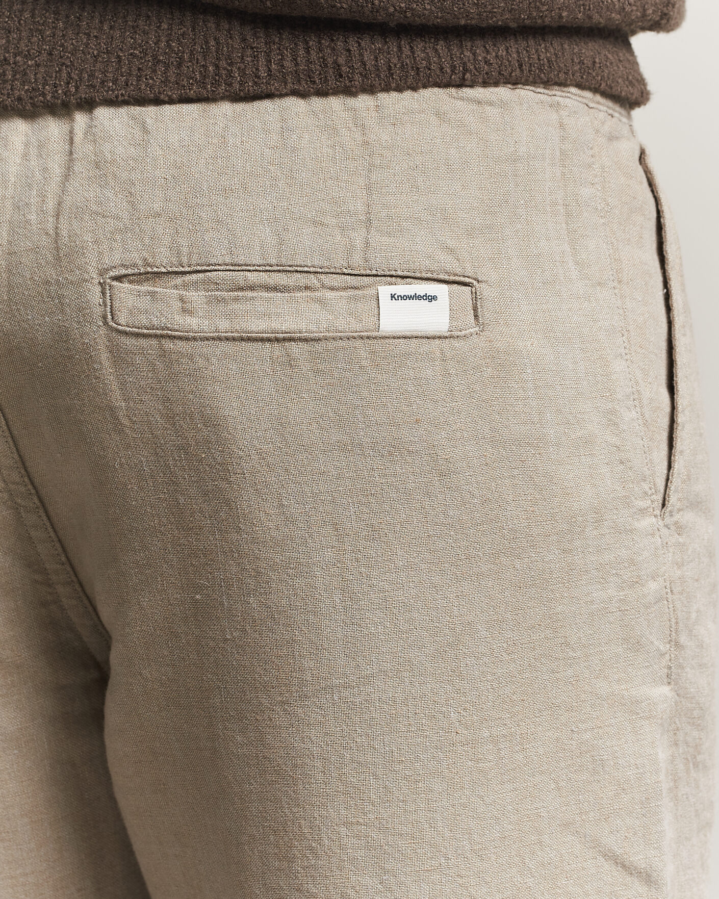 Mies | Housut | KnowledgeCotton Apparel | Loose Linen Pants Twill