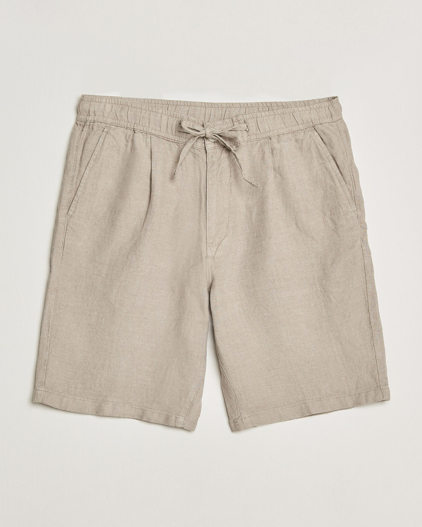 Mies | Shortsit | KnowledgeCotton Apparel | Loose Linen Shorts Twill