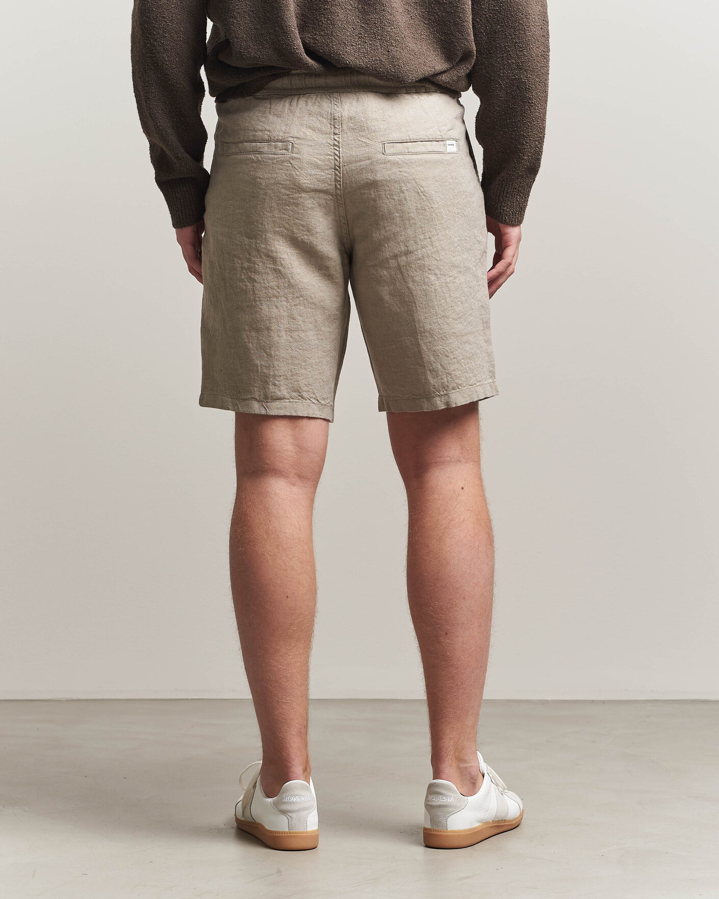 Mies | Shortsit | KnowledgeCotton Apparel | Loose Linen Shorts Twill