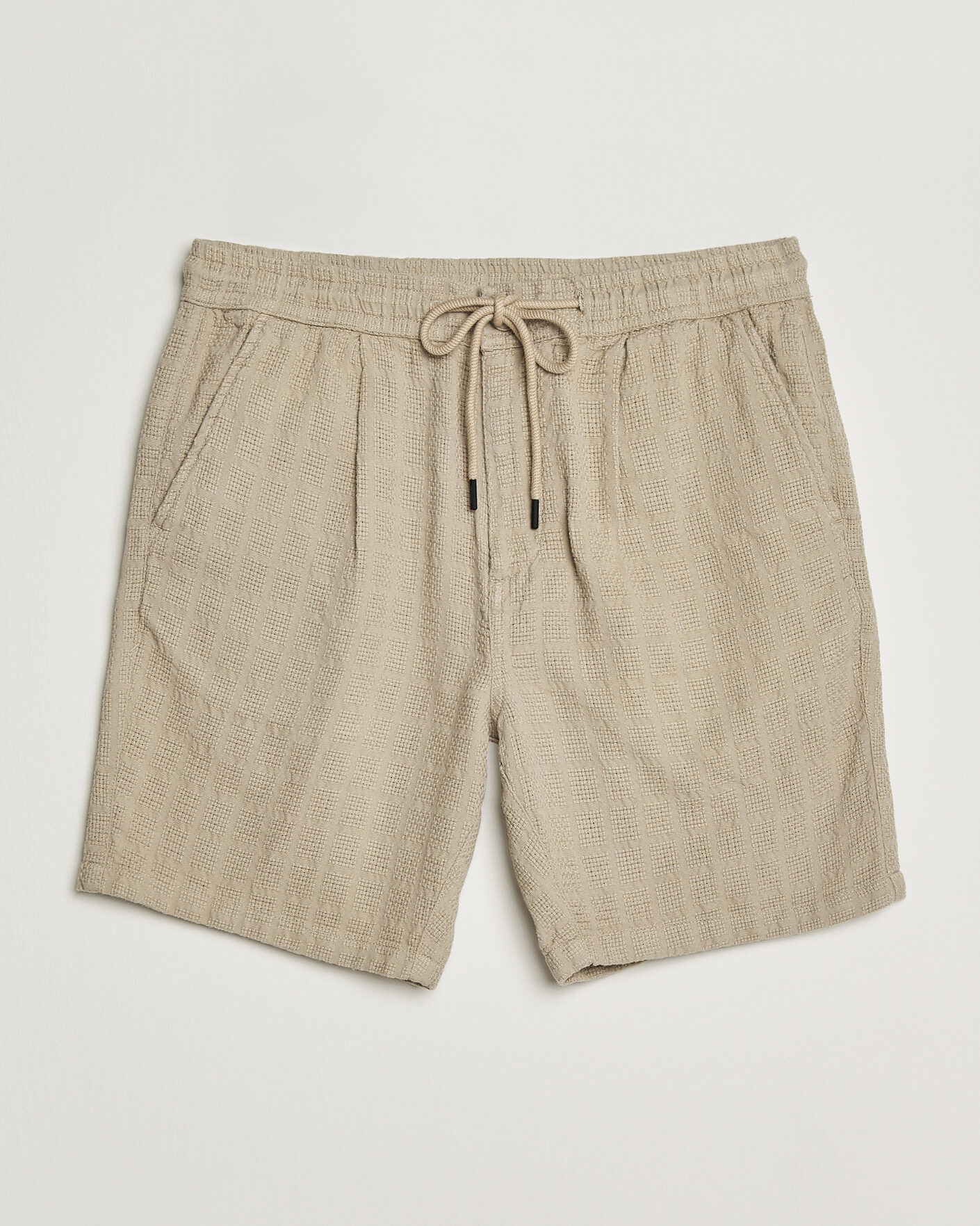 Mies | Shortsit | KnowledgeCotton Apparel | Structured Cotton Dobby Shorts Twill