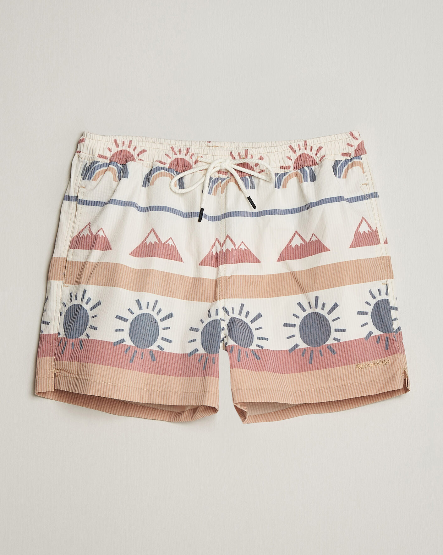 Mies | Uimahousut | KnowledgeCotton Apparel | Printed Swimshorts Multi