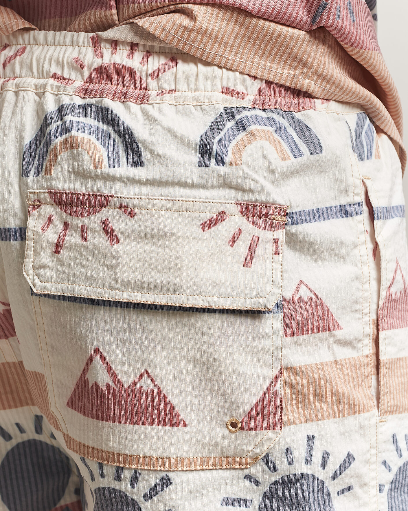 Mies | Uimahousut | KnowledgeCotton Apparel | Printed Swimshorts Multi