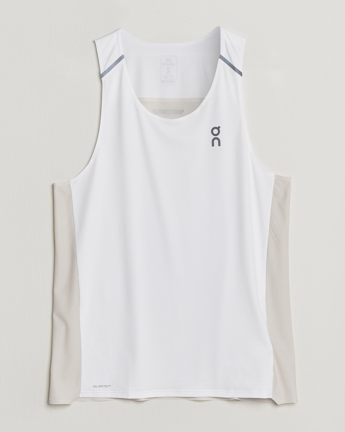Mies | T-paidat | On | Performance Tank  White/Silver