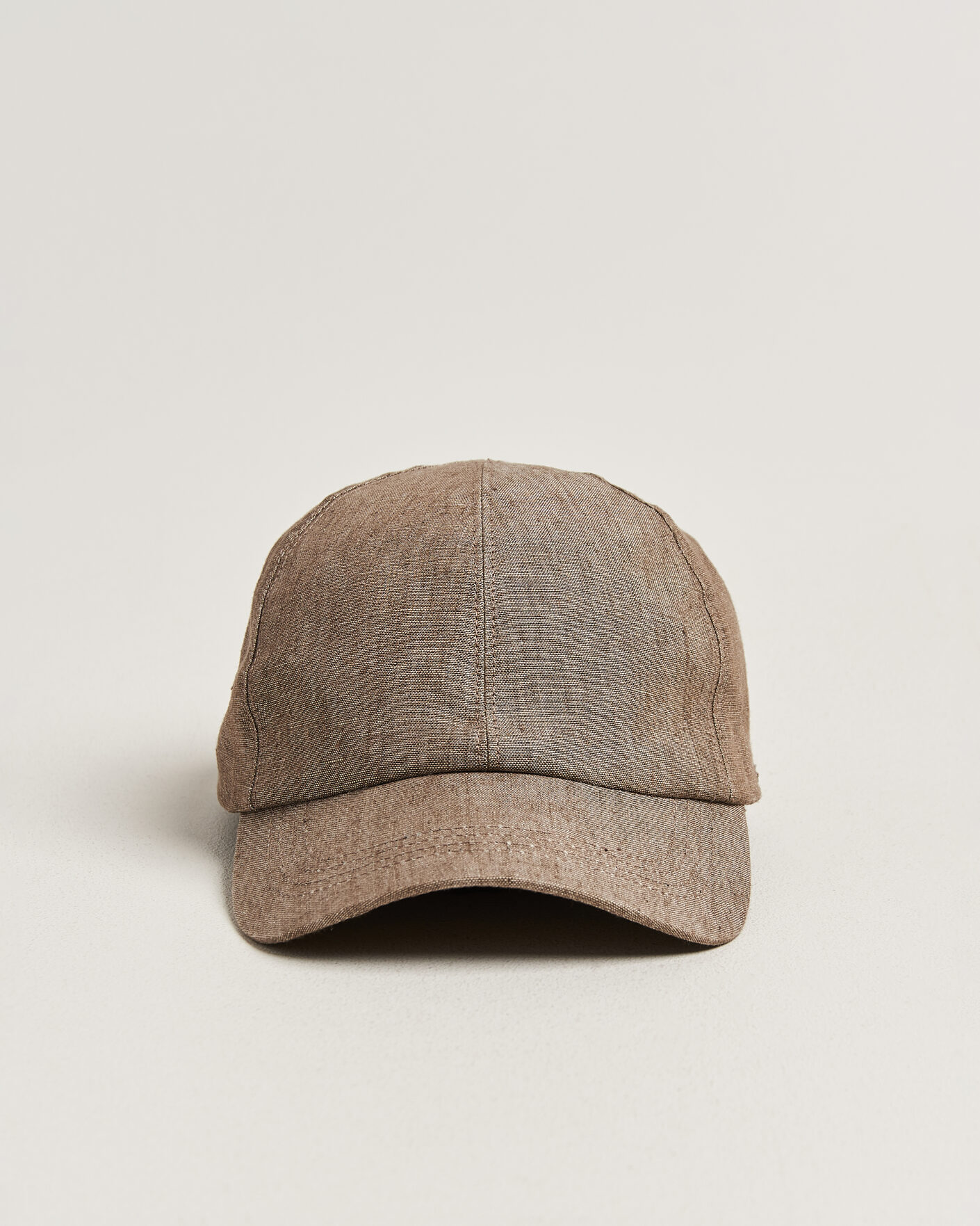 Mies | Päähineet | Wigéns | Baseball Linen Cap Light Brown