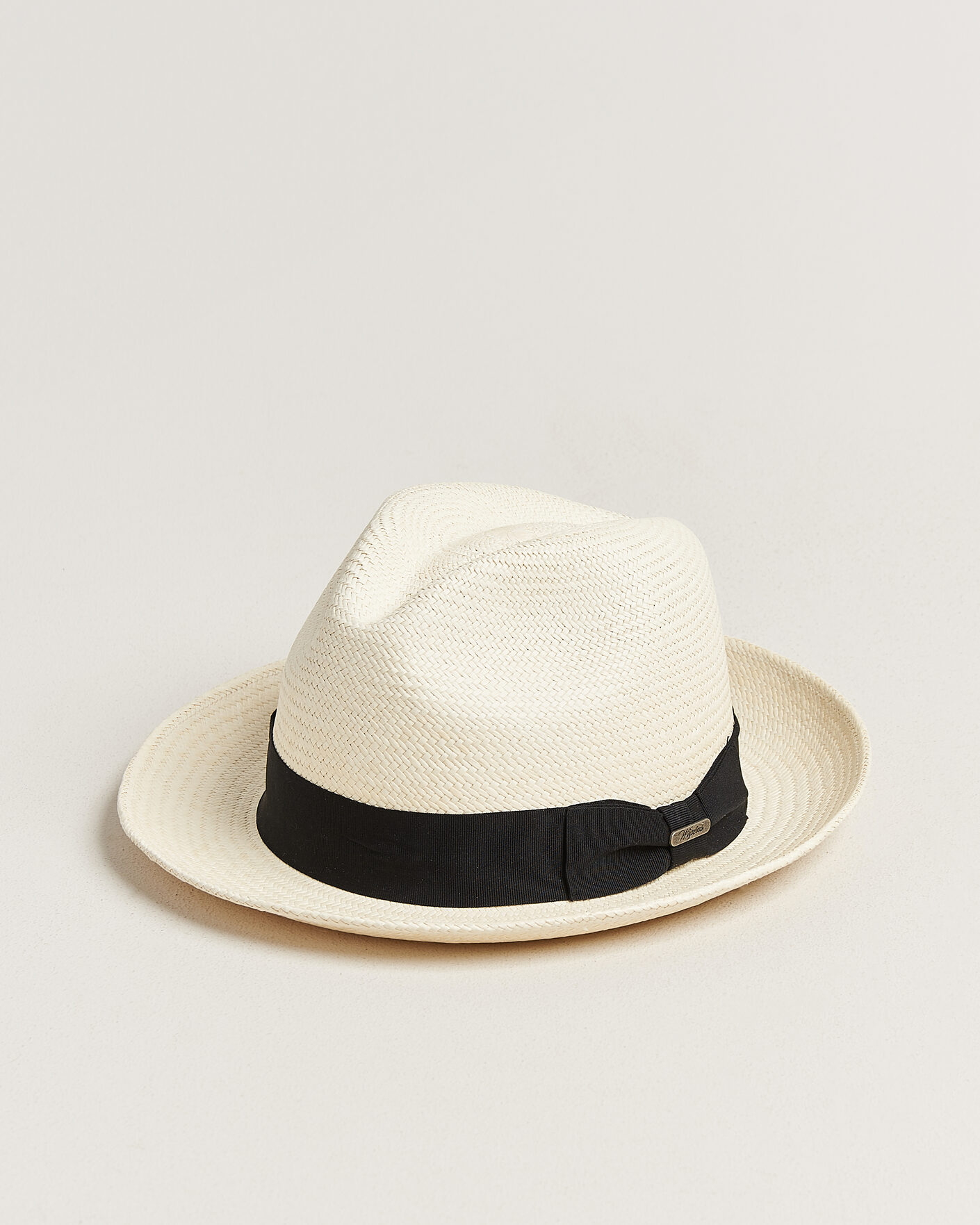 Mies | Päähineet | Wigéns | Trilby Panama Hat White/Black