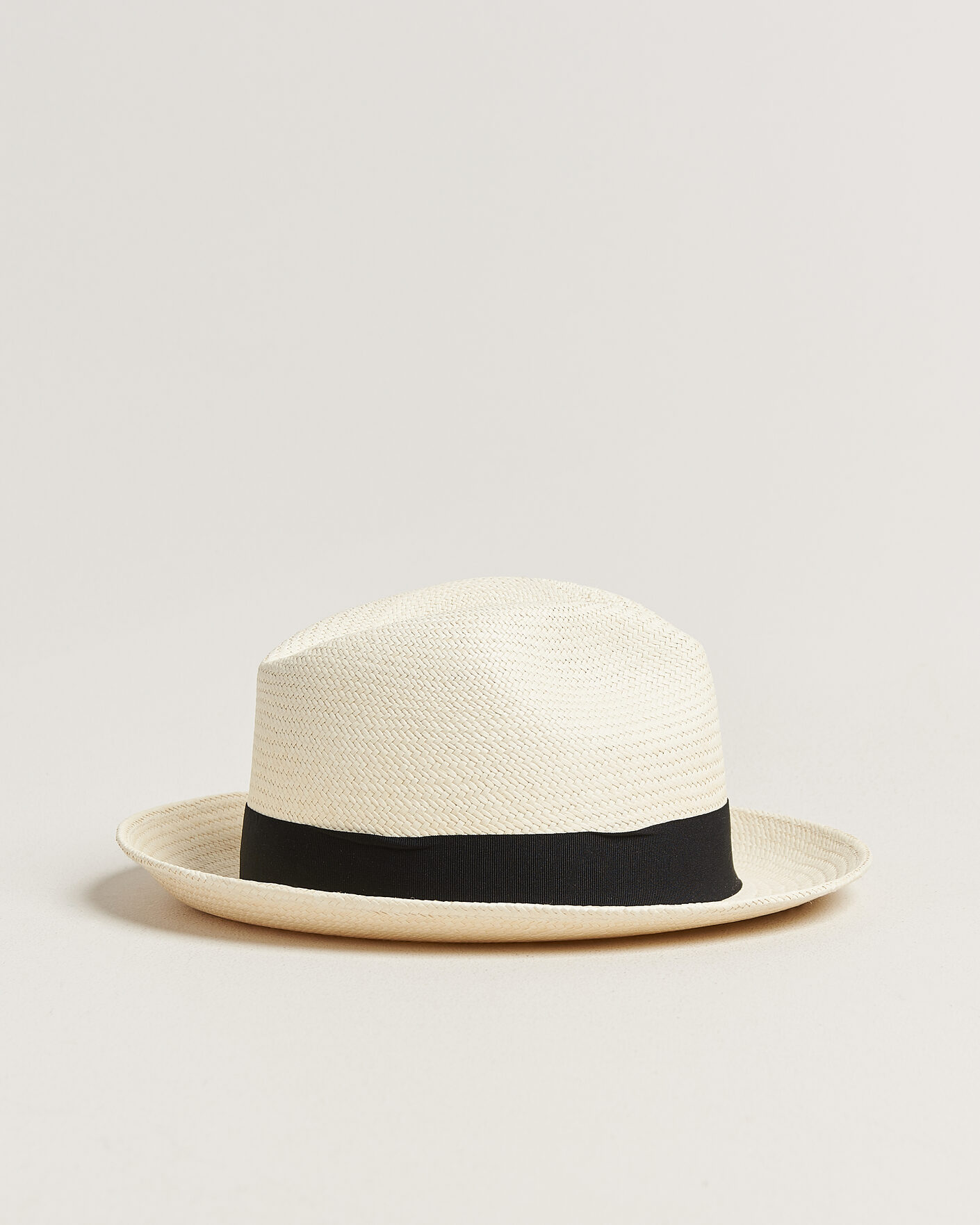 Mies | Päähineet | Wigéns | Trilby Panama Hat White/Black