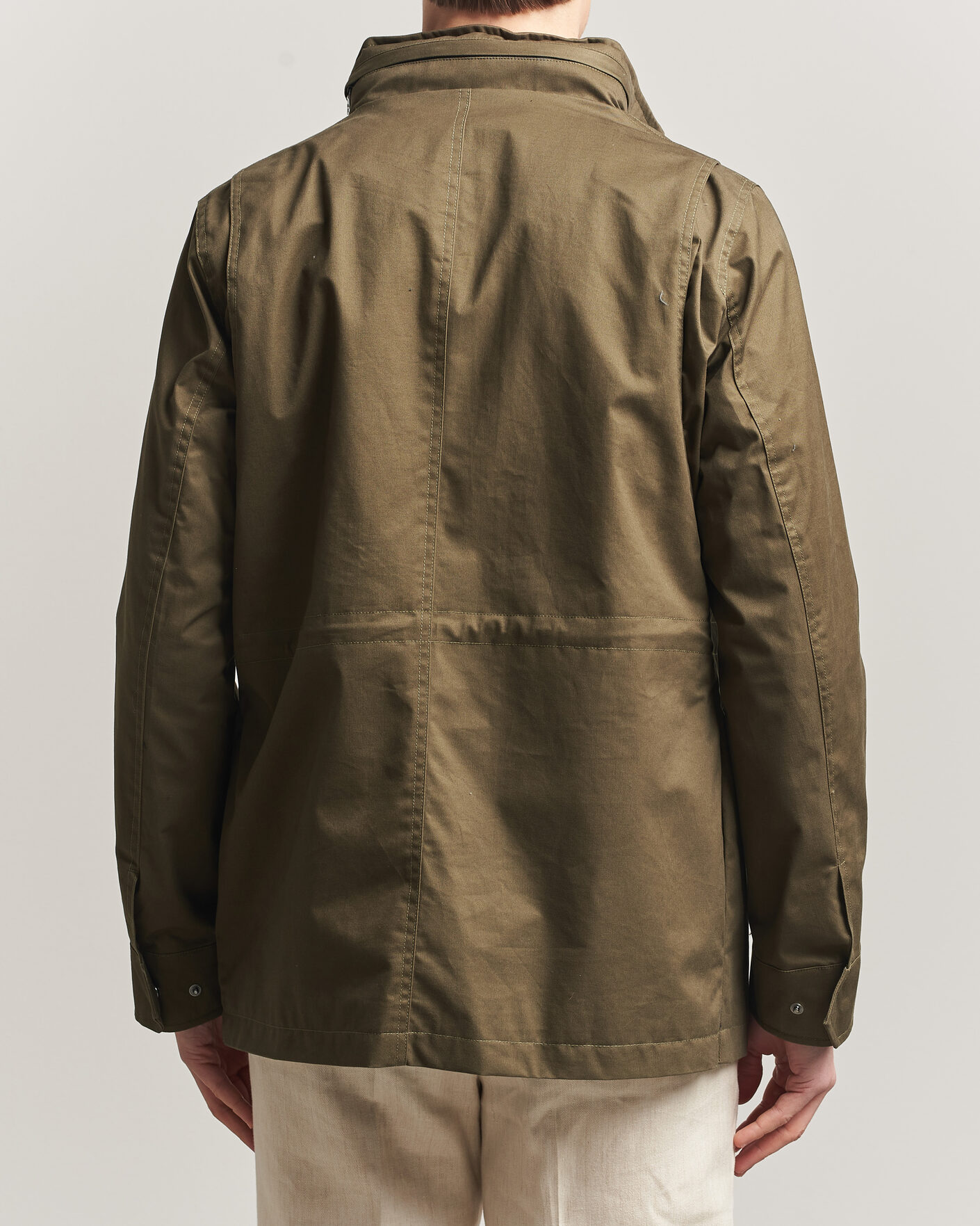 Mies | Takit | Oscar Jacobson | M65 Coated Cotton Field Jacket Olive