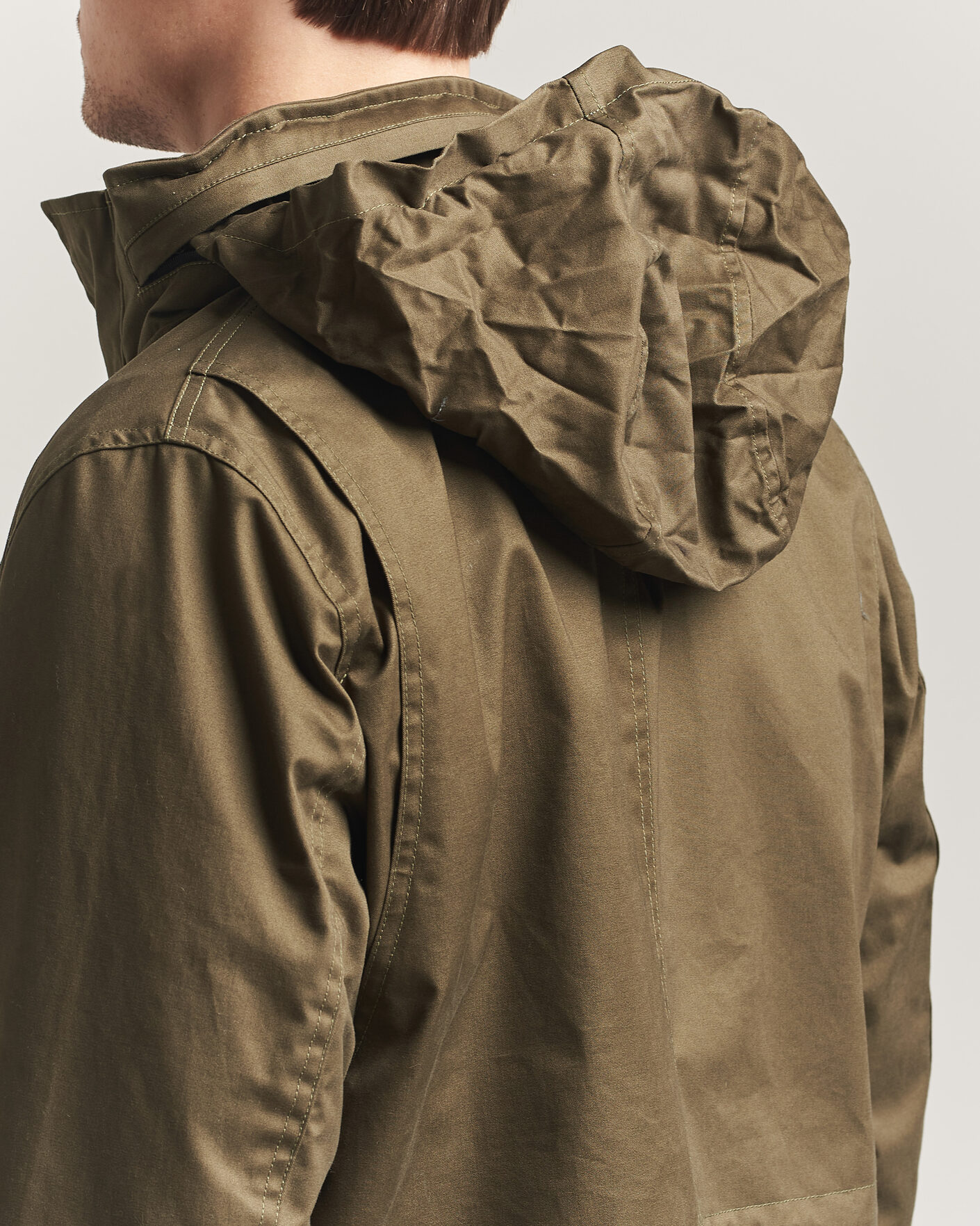Mies | Takit | Oscar Jacobson | M65 Coated Cotton Field Jacket Olive