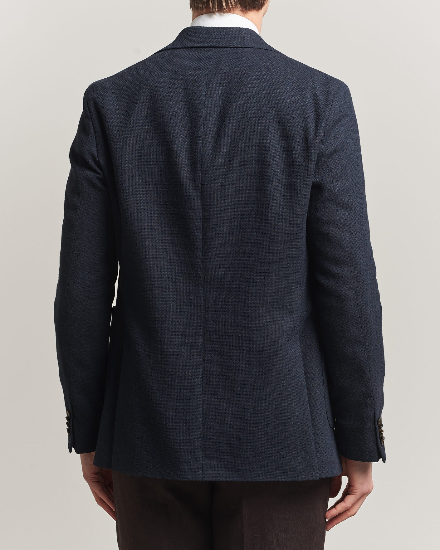 Mies | Pikkutakit | Oscar Jacobson | Fogerty Patch Structure Cotton Blazer Navy
