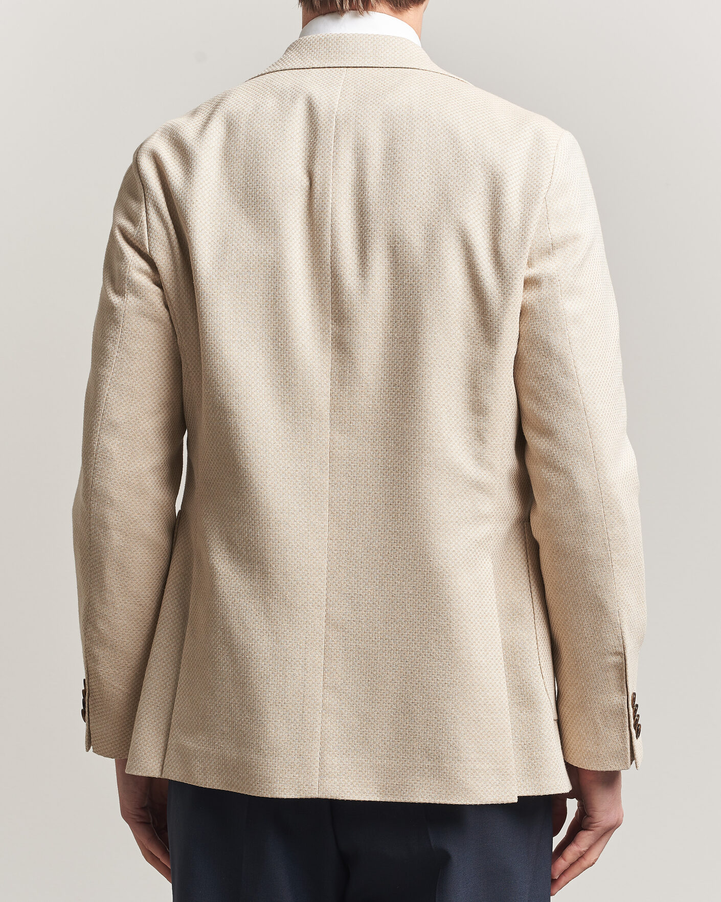 Mies | Pikkutakit | Oscar Jacobson | Fogerty Patch Structure Cotton Blazer Beige