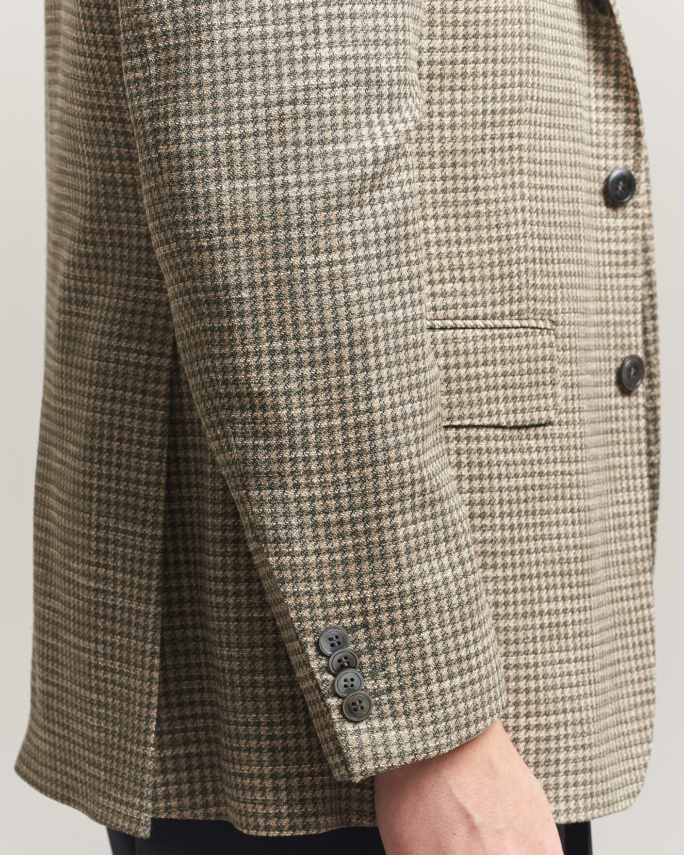 Mies | Pikkutakit | Oscar Jacobson | Robert Wool/Silk/Cotton Blazer Green