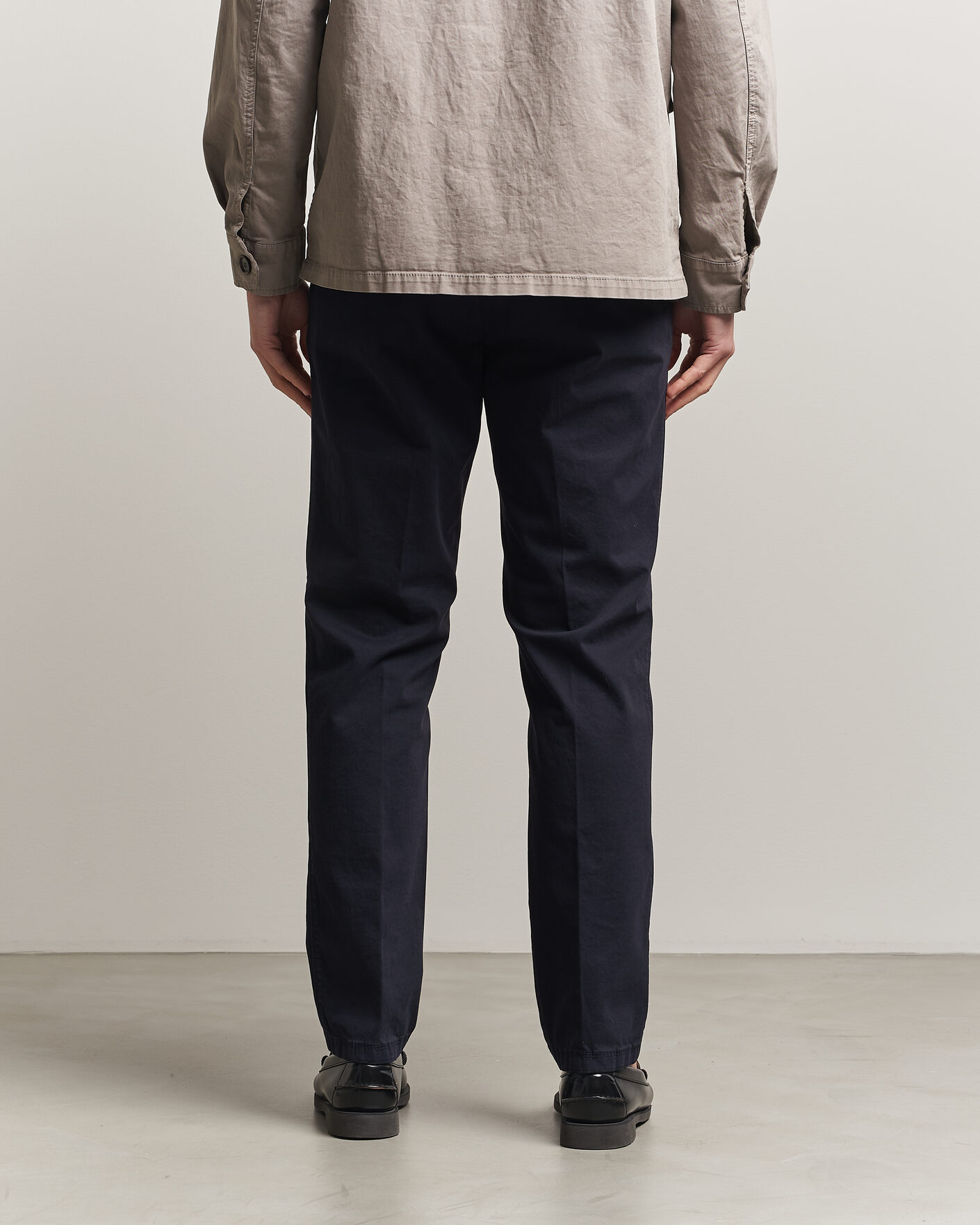 Mies | Housut | Oscar Jacobson | Danik Cotton Trousers Navy