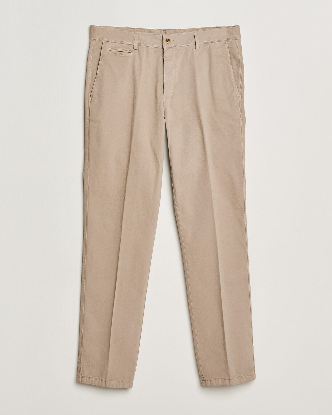 Mies | Housut | Oscar Jacobson | Danik Cotton Trousers Beige