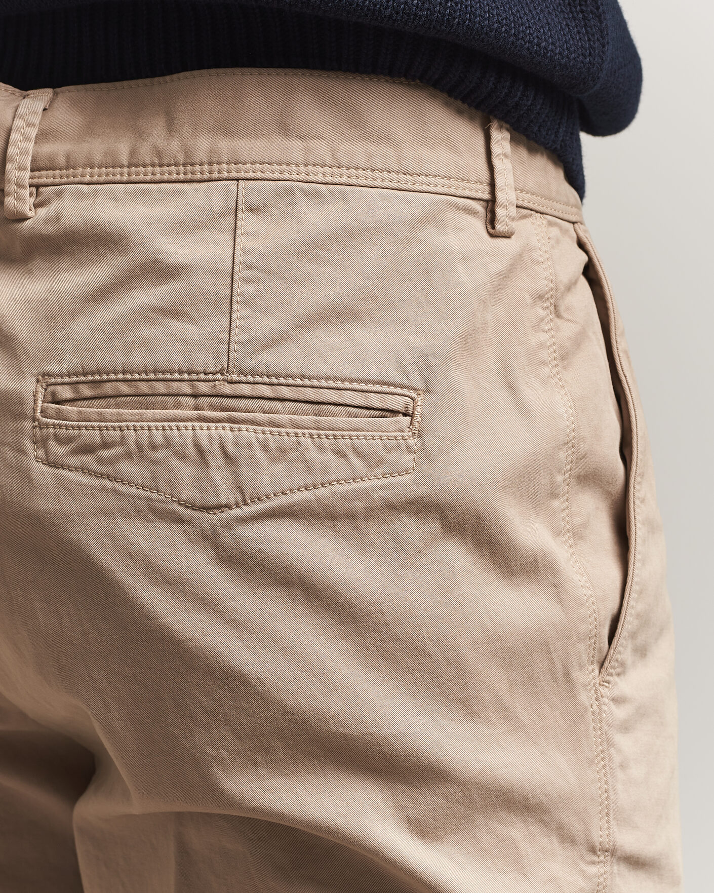 Mies | Housut | Oscar Jacobson | Danik Cotton Trousers Beige