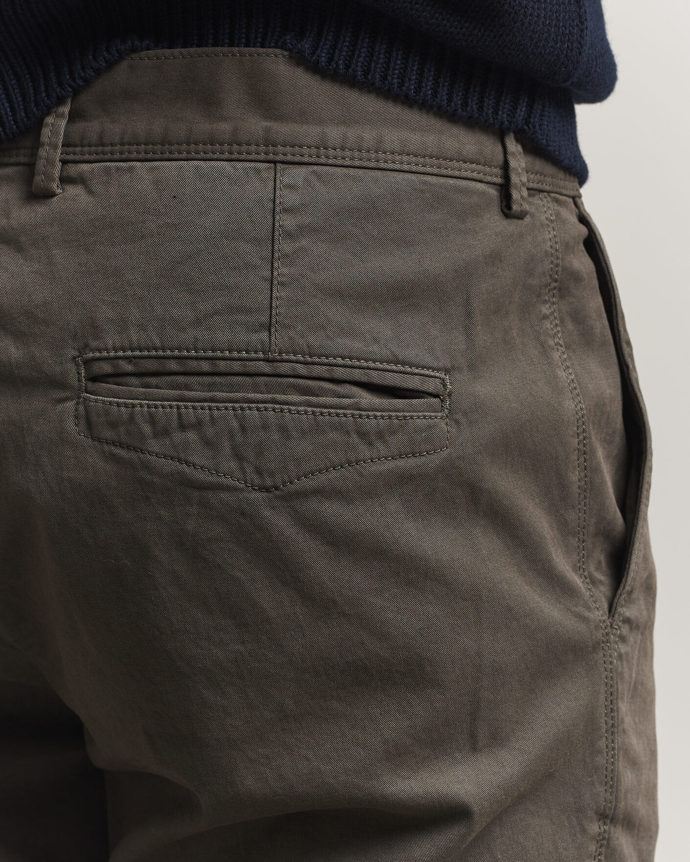 Mies | Housut | Oscar Jacobson | Danik Cotton Trousers Olive