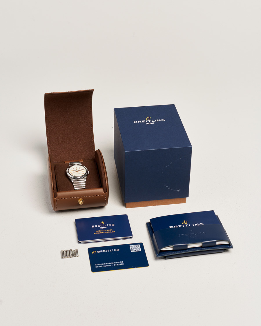 Mies | Pre-Owned & Vintage Watches | Breitling Pre-Owned | Chronomat 36 Diamant