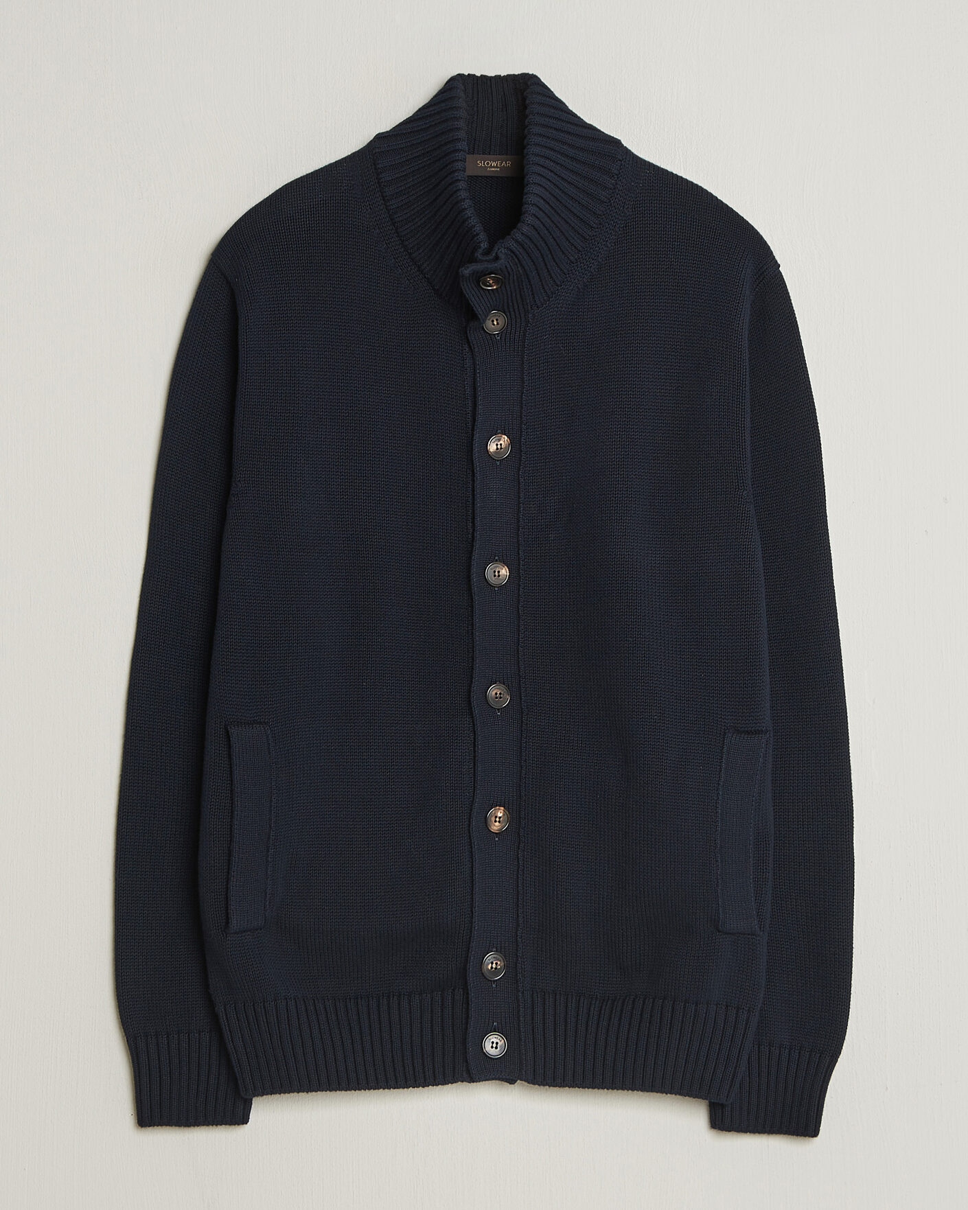 Mies | Puserot | Zanone | Soft Cotton Chioto Cardigan Navy