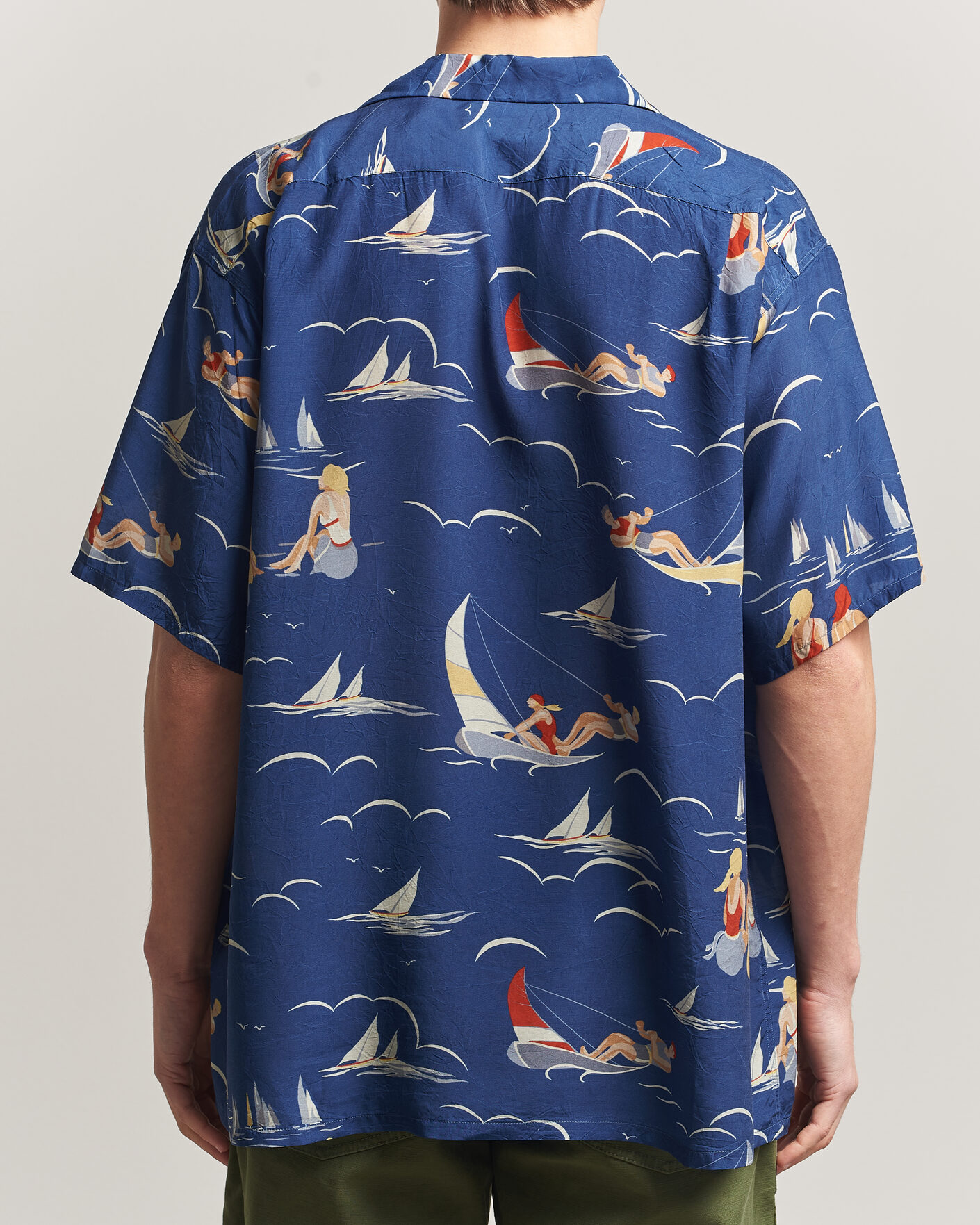 Mies | Kauluspaidat | BEAMS PLUS | Holiday Print Camp Shirt Navy