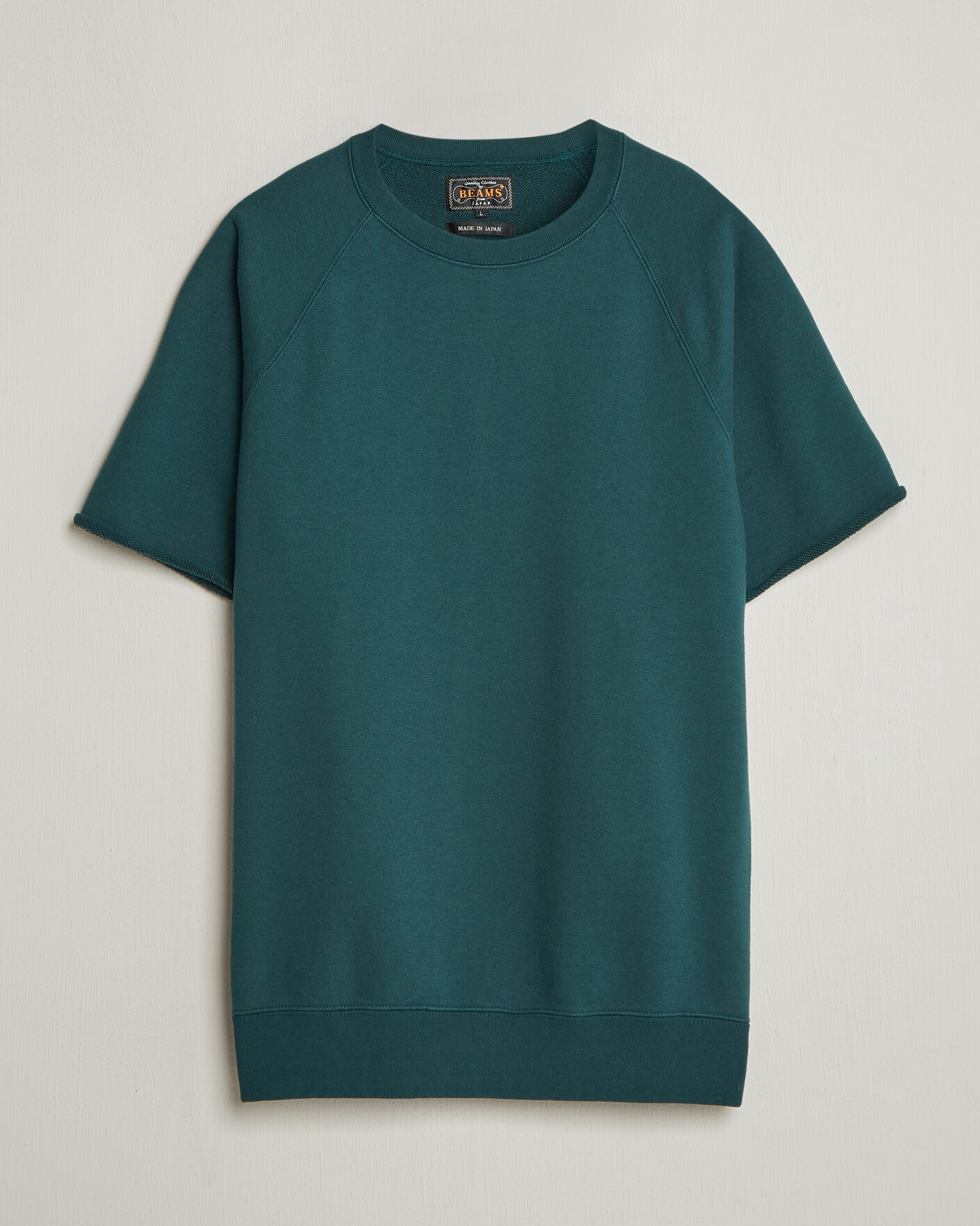 Mies | T-paidat | BEAMS PLUS | Short Sleeve Cut Off Sweat Dark Green
