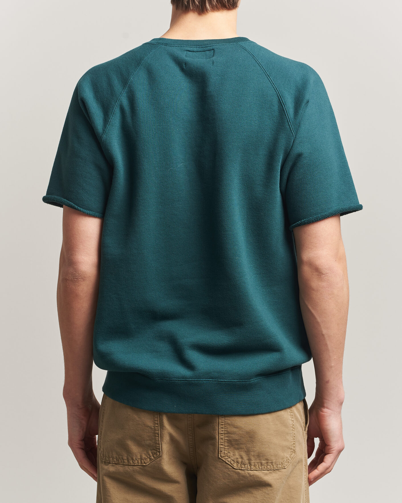 Mies | T-paidat | BEAMS PLUS | Short Sleeve Cut Off Sweat Dark Green