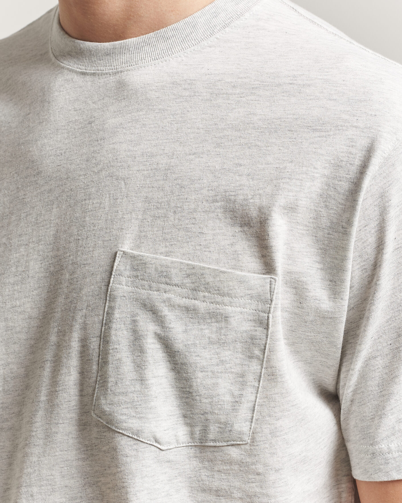 Mies | T-paidat | BEAMS PLUS | Pocket Tee Ash Grey
