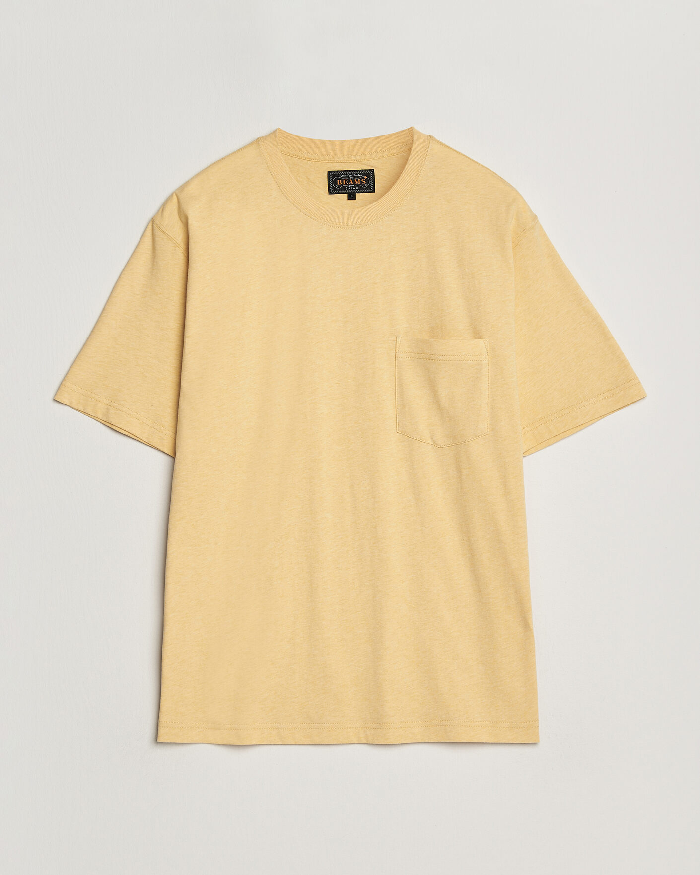 Mies | T-paidat | BEAMS PLUS | Pocket Tee Yellow