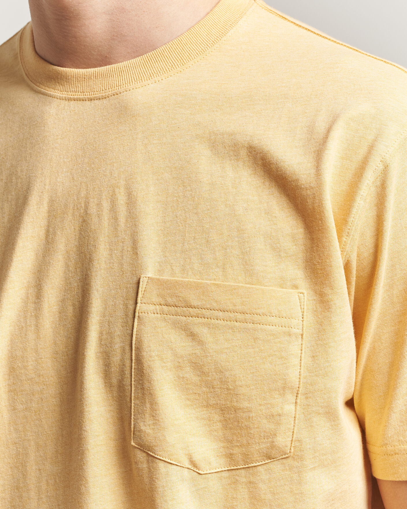 Mies | T-paidat | BEAMS PLUS | Pocket Tee Yellow