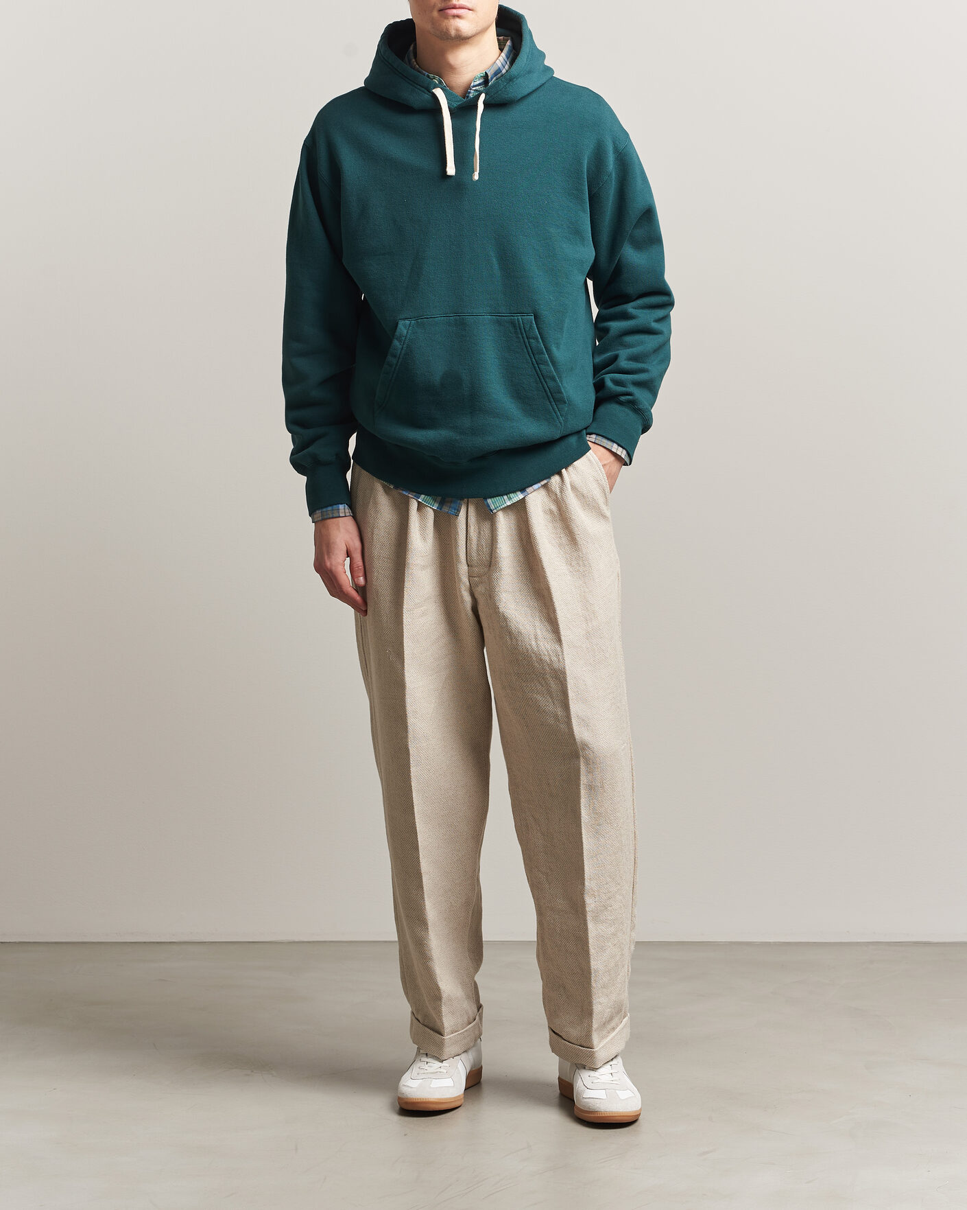 Mies | Puserot | BEAMS PLUS | Hooded Sweat Pullover Dark Green