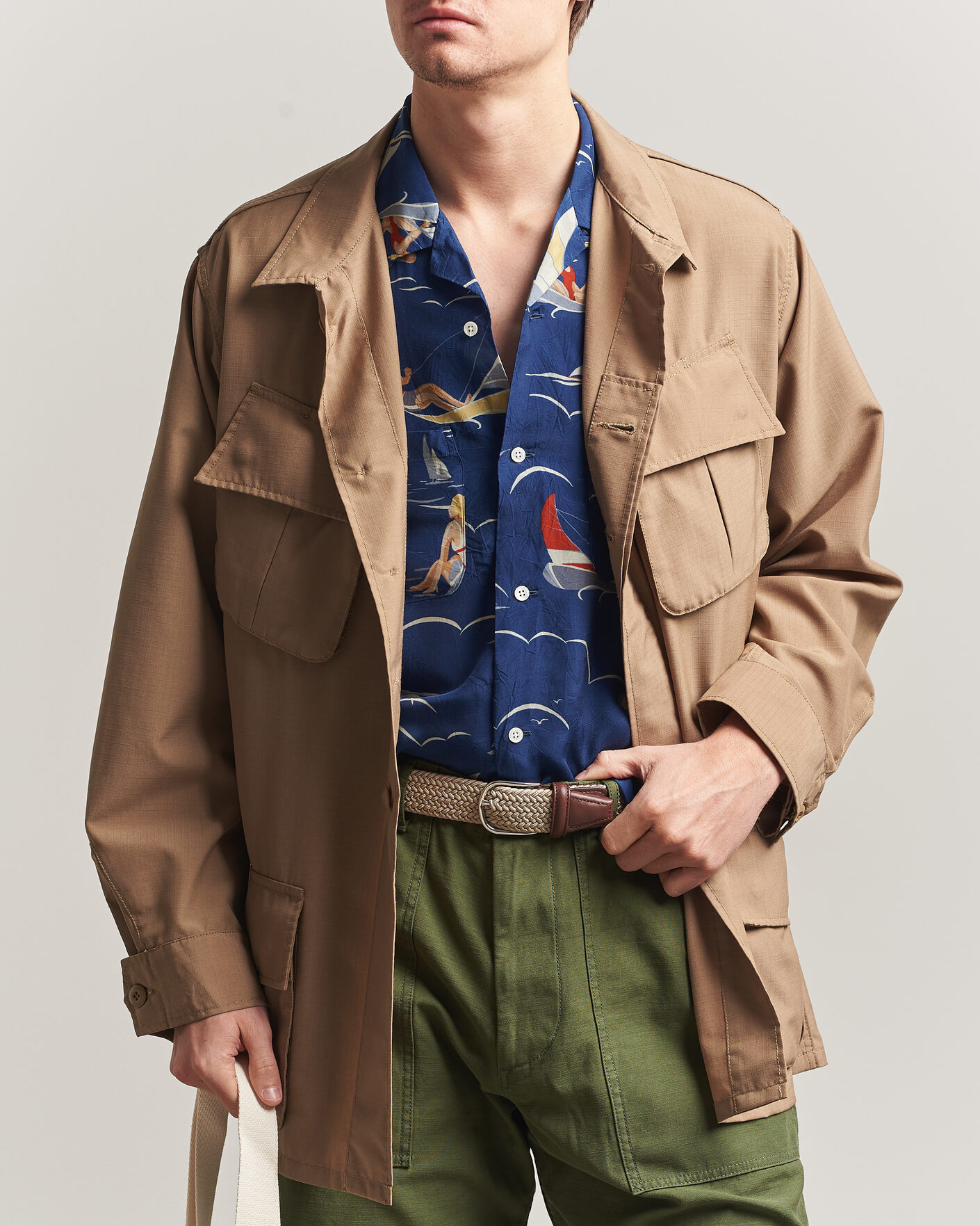 Mies | Takit | BEAMS PLUS | MIL Fatigue Jacket Khaki