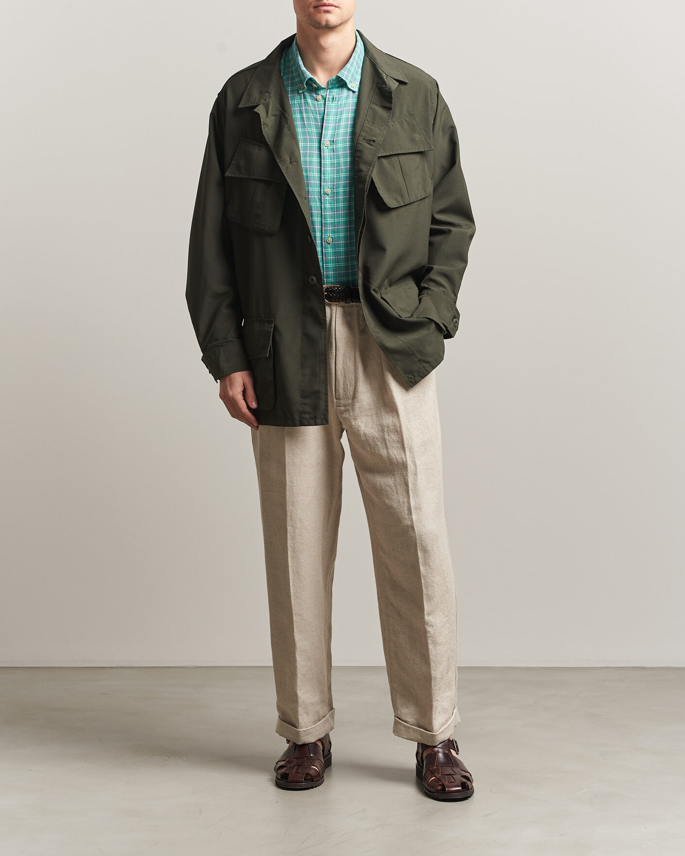 Mies | Takit | BEAMS PLUS | MIL Fatigue Jacket Olive