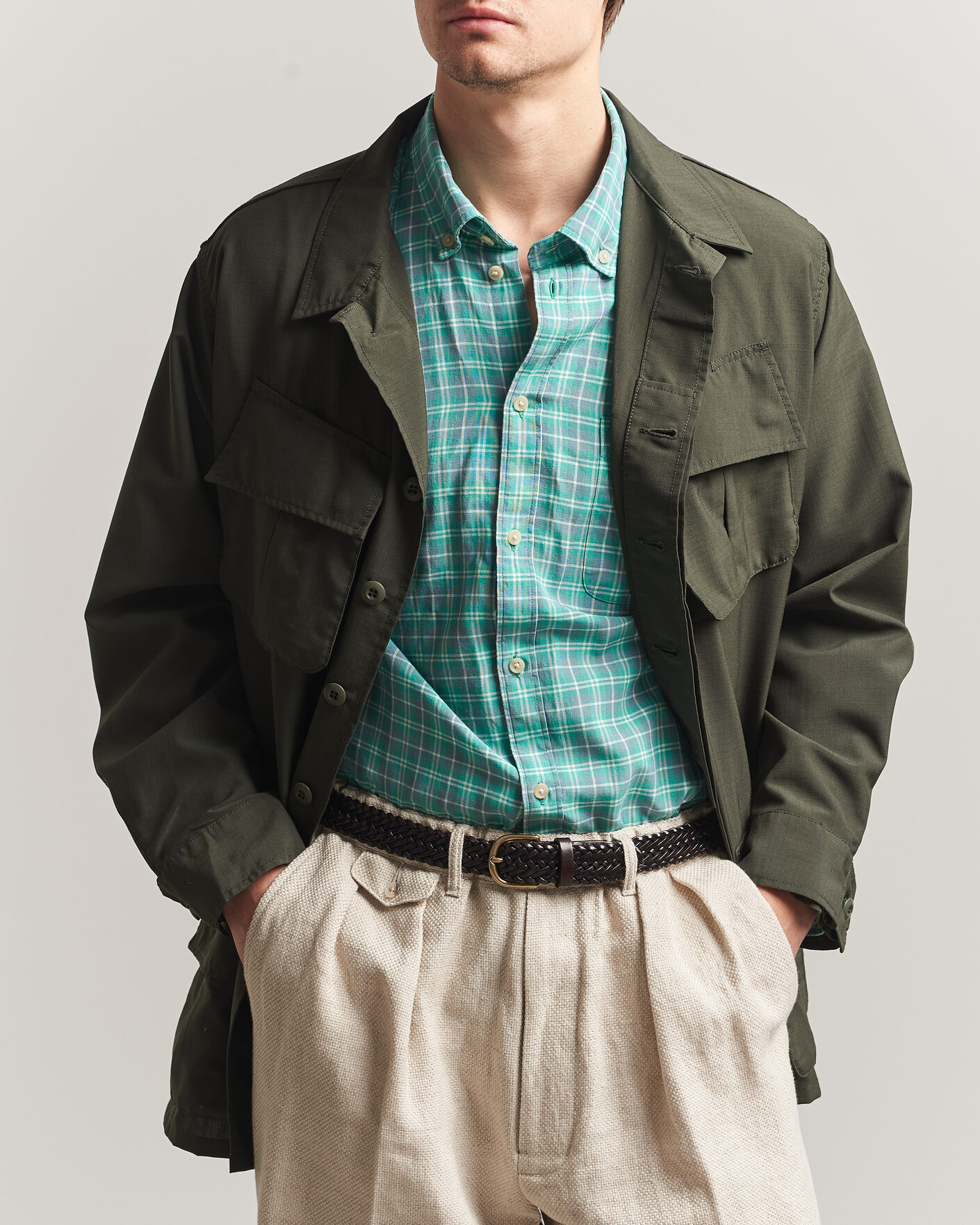 Mies | Takit | BEAMS PLUS | MIL Fatigue Jacket Olive