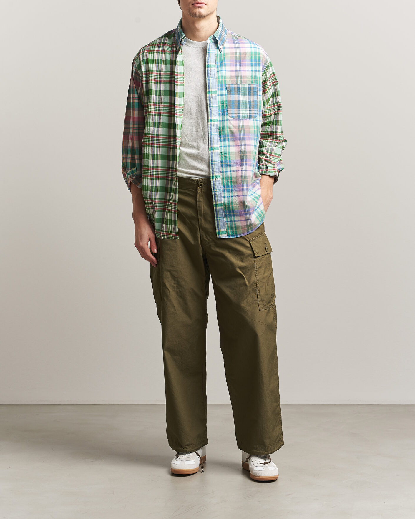 Mies | Housut | BEAMS PLUS | MIL 6 Pocket Cargo Pants Olive