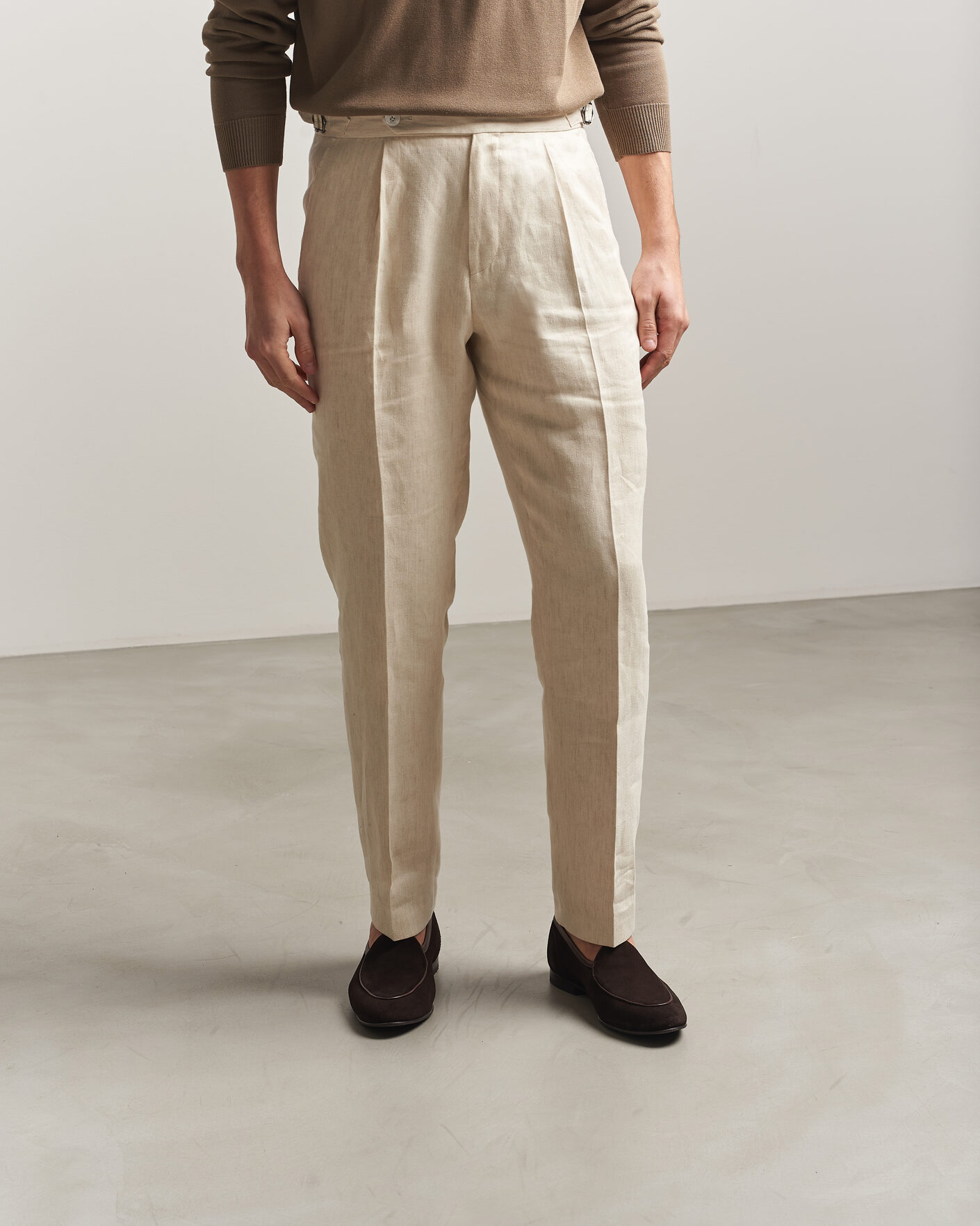 Mies | Loaferit | Loake 1880 | Belgrave Suede Belgian Loafer Dark Brown