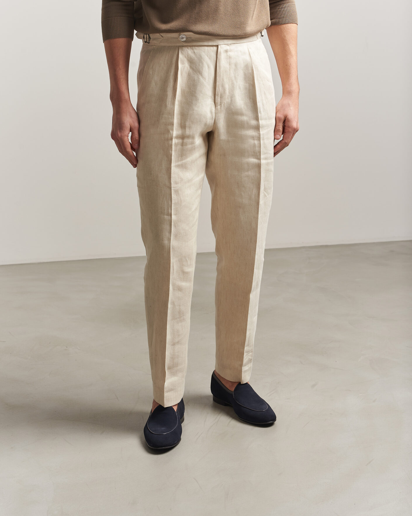 Mies | Loaferit | Loake 1880 | Belgrave Suede Belgian Loafer Navy