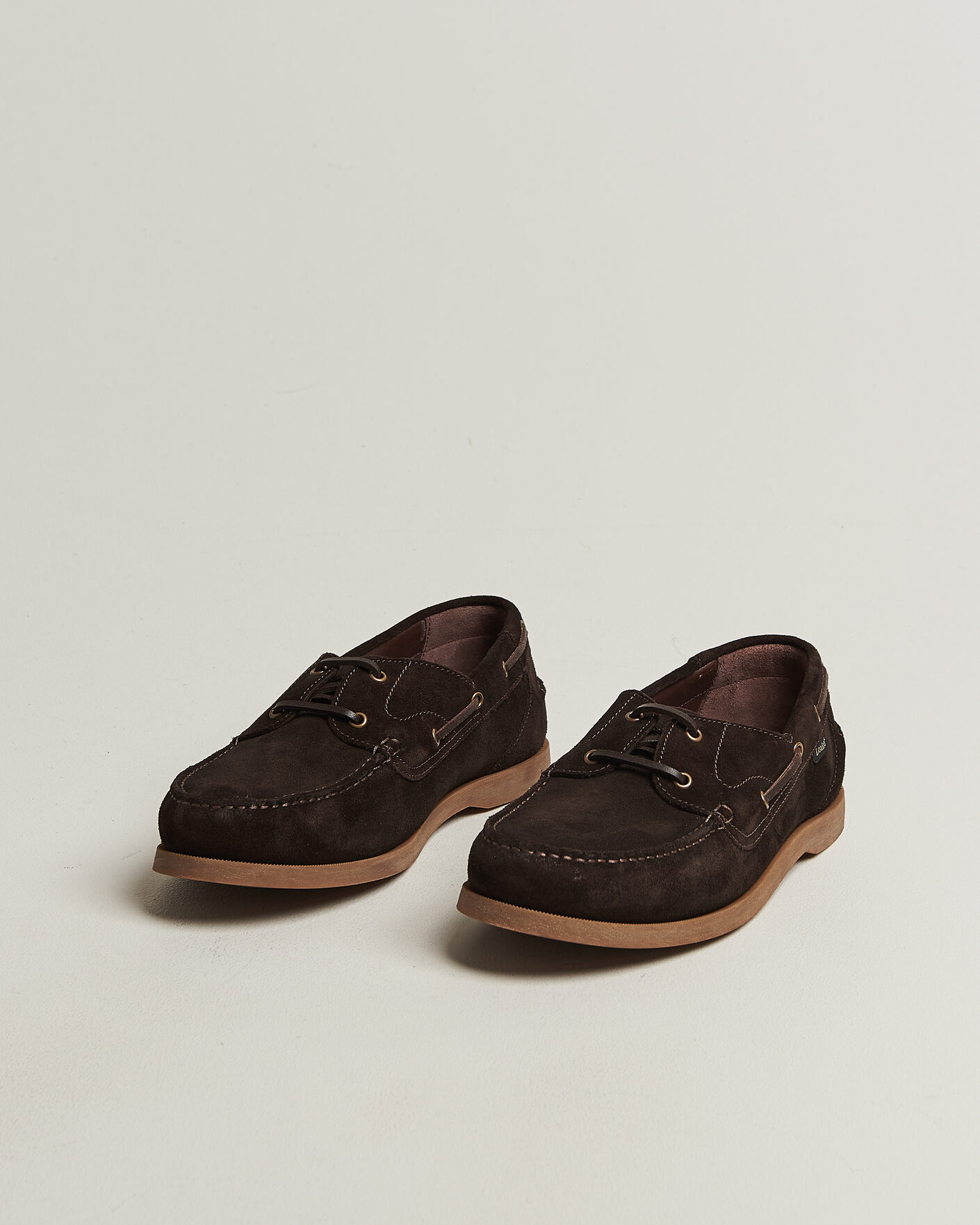 Mies | Purjehduskengät | Loake 1880 | Padstow Suede Boat Shoe Dark Brown