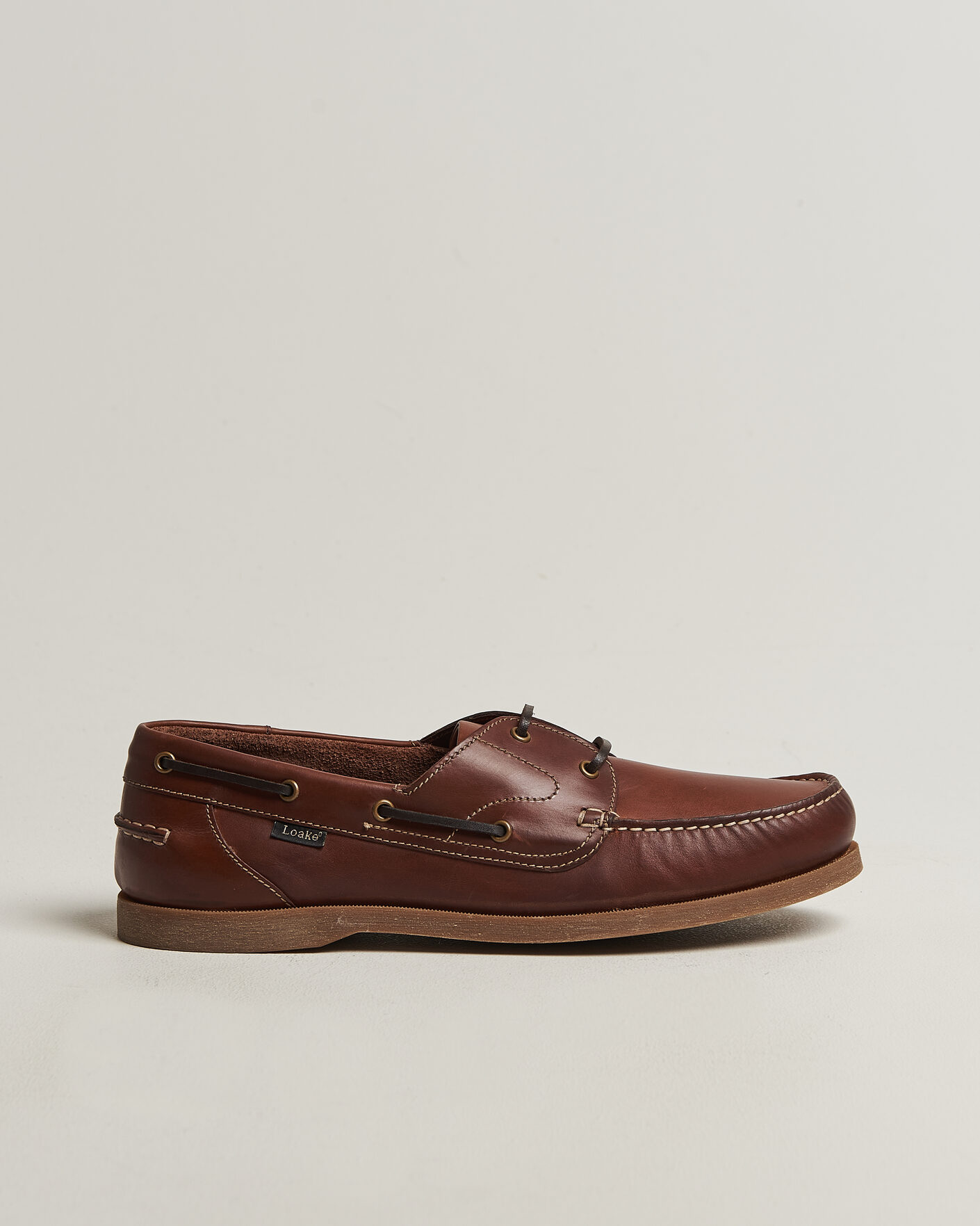 Mies | Purjehduskengät | Loake 1880 | Padstow Leather Boat Shoe Brown