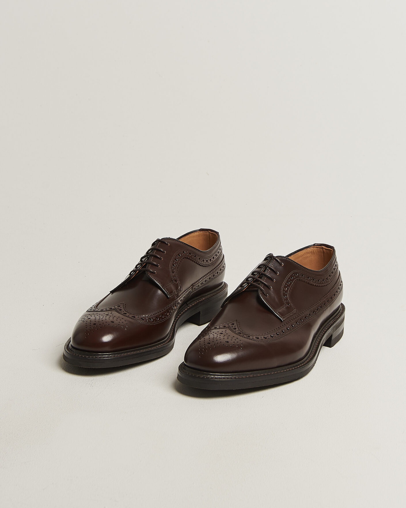 Mies | Derby-kengät | Loake Shoemakers | Sovereign Longwing Leather Derby Dark Brown