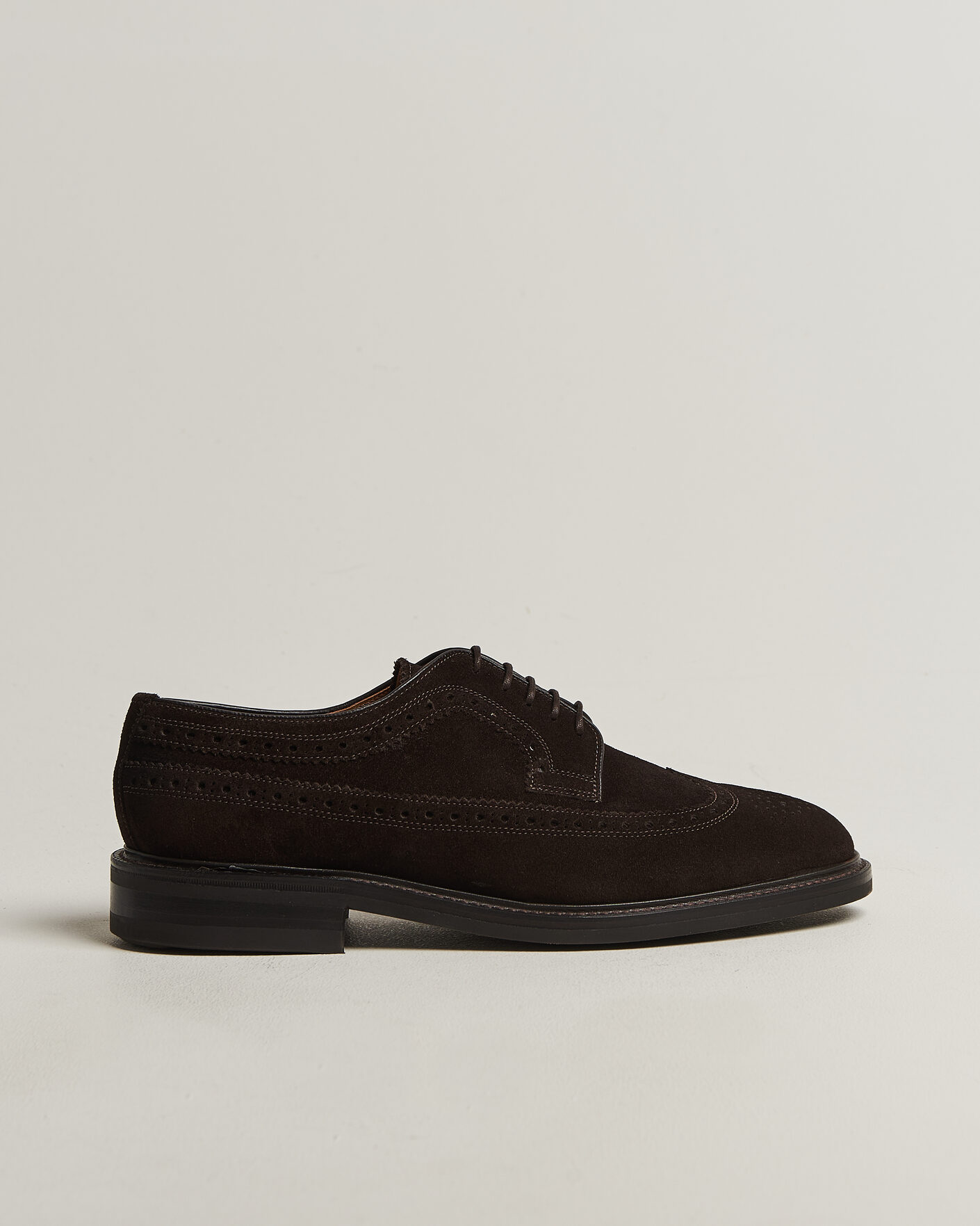 Mies | Derby-kengät | Loake Shoemakers | Sovereign Longwing Suede Derby Dark Brown