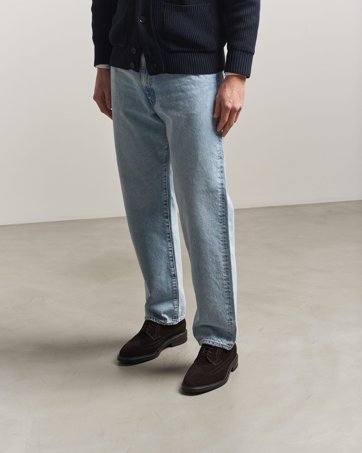 Mies | Derby-kengät | Loake 1880 | Sovereign Longwing Suede Derby Dark Brown