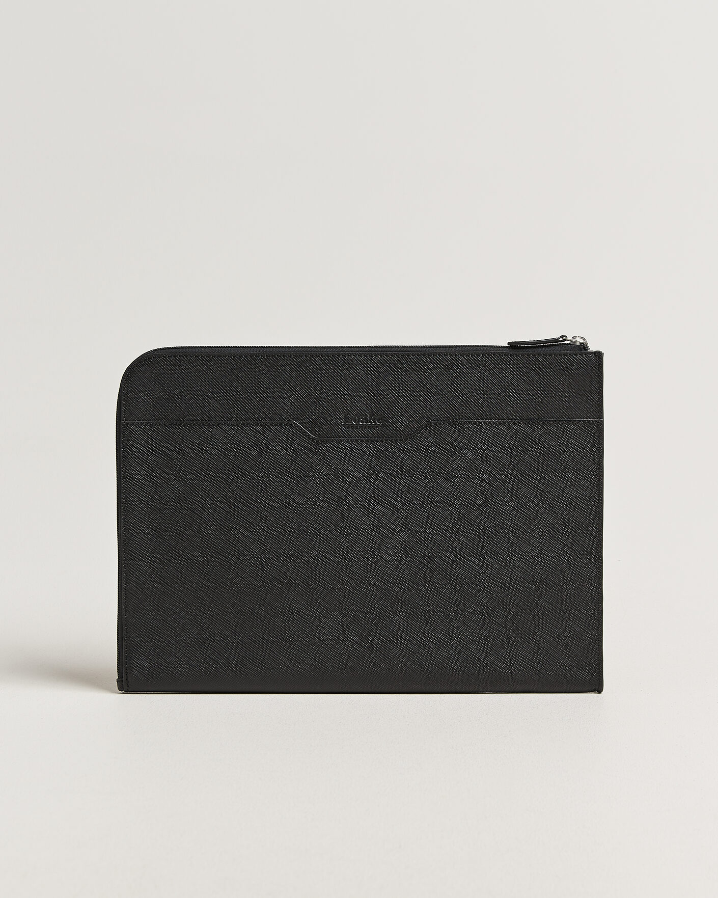 Mies | Laukut | Loake Shoemakers | Gresham Grain Leather Laptop Cover Black