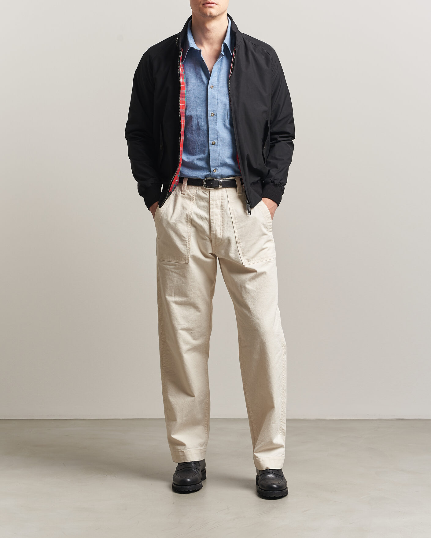 Mies | Takit | Baracuta | G9 Original Harrington Jacket Black