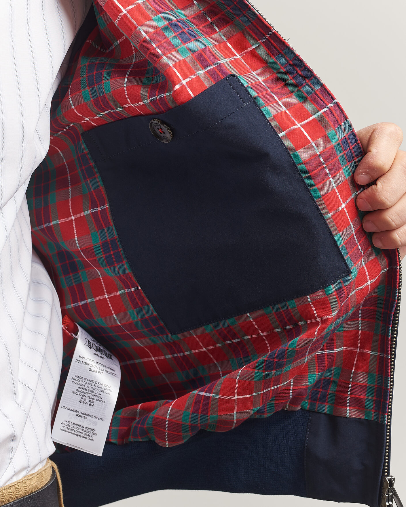 Mies | Takit | Baracuta | G9 Original Harrington Jacket Navy