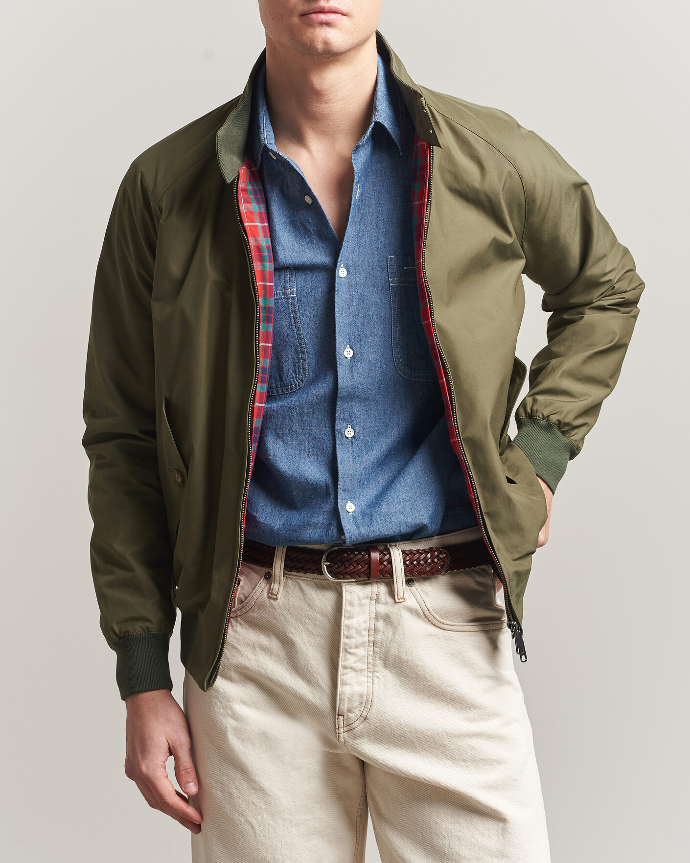Mies | Takit | Baracuta | G9 Original Harrington Jacket Army