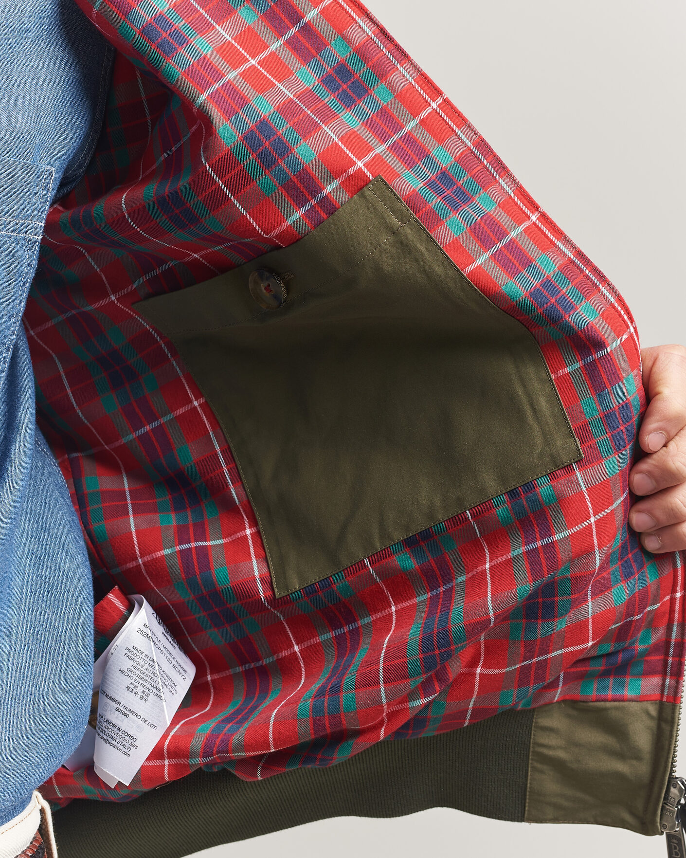 Mies | Takit | Baracuta | G9 Original Harrington Jacket Army