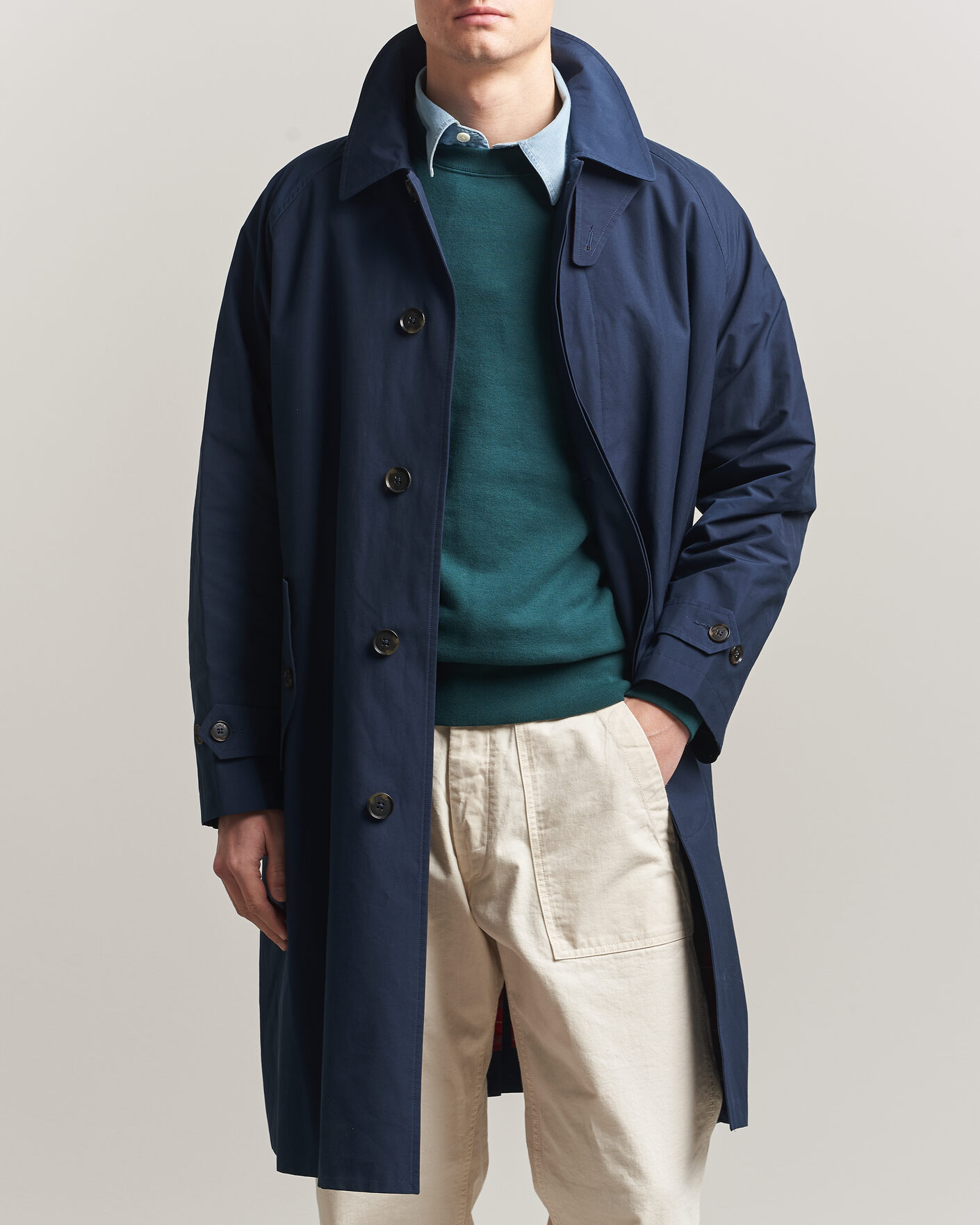 Mies | Takit | Baracuta | G12 Original Cloth Coat Navy