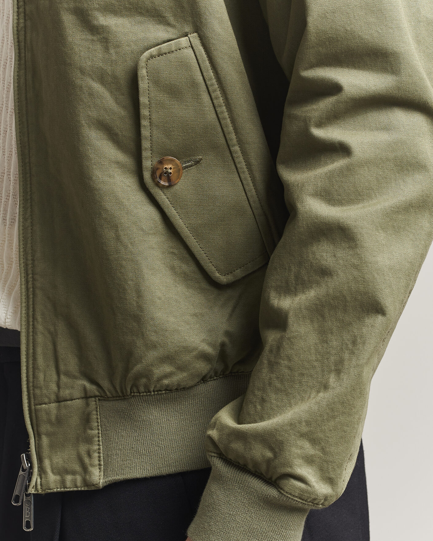 Mies | Takit | Baracuta | G9 Washed Cotton Twill Jacket Lichen Green