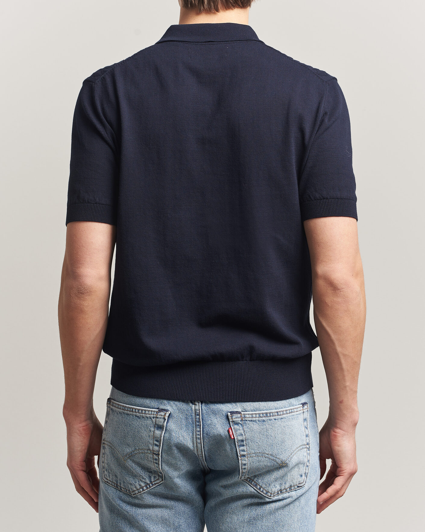 Mies | Pikeet | Baracuta | Pattern Stich Polo Navy