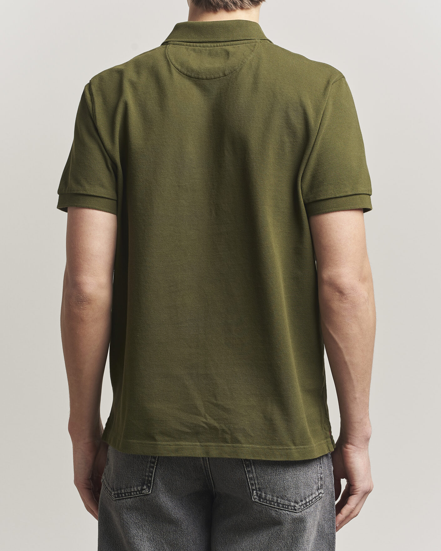 Mies | Pikeet | Baracuta | Tartan Placket Piquet Polo Beech