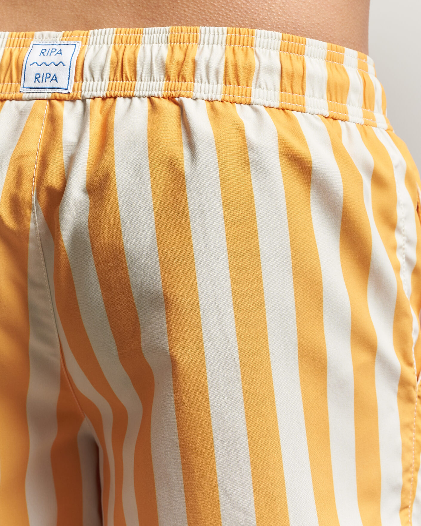Mies | Uimahousut | Ripa Ripa | Paraggi Striped Swimshorts Yellow
